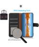 KHAZNEH Samsung Galaxy S22 Plus Hoesje RFID Book Case Echt Leer Zwart