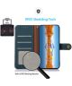 KHAZNEH Samsung Galaxy S22 Plus Hoesje RFID Book Case Echt Leer Groen