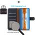 KHAZNEH Samsung Galaxy S22 Ultra Hoesje RFID Book Case Echt Leer Blauw afbeelding 4