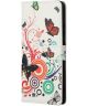 Samsung Galaxy S22 Hoesje Portemonnee Butterfly Print