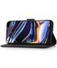 KHAZNEH Samsung Galaxy S22 Ultra Hoesje Retro Portemonnee Case Zwart
