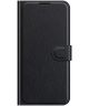 Samsung Galaxy S22 Ultra Hoesje Portemonnee Book Case Kunstleer Zwart