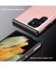 Samsung Galaxy S22 Ultra Hoesje met Kaarthouder Back Cover Zwart
