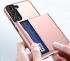 Samsung Galaxy S22 Hoesje Back Cover met Kaarthouder Blauw afbeelding 8