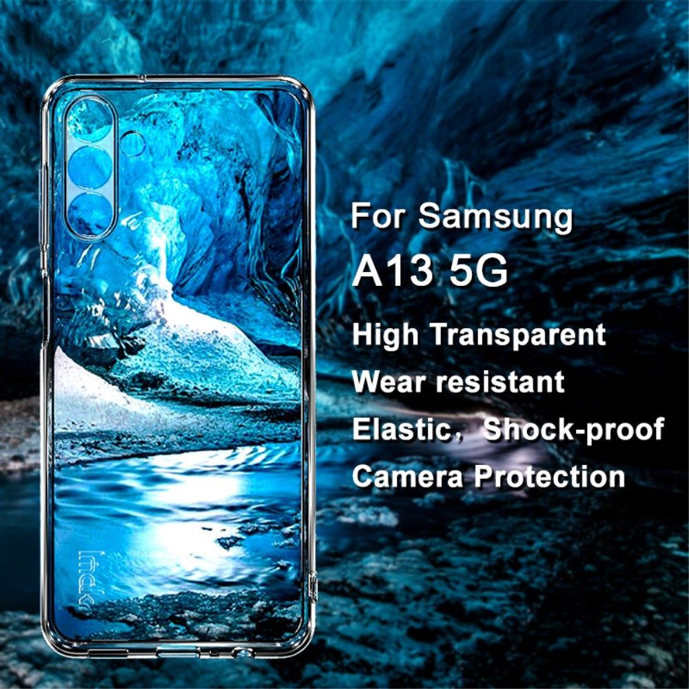 IMAK UX-5 Samsung Galaxy A13 5G / A04s Hoesje Flexibel TPU Transparant afbeelding 3