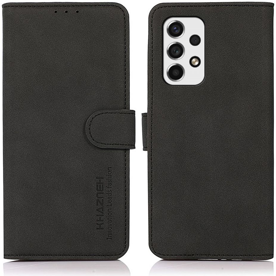 KHAZNEH Samsung Galaxy A53 Hoesje Wallet Book Case Zwart afbeelding 7