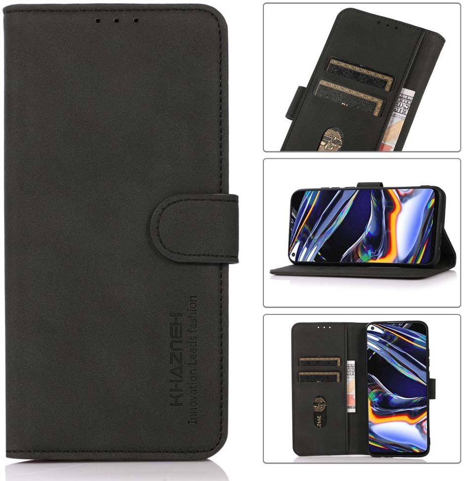 KHAZNEH Samsung Galaxy A53 Hoesje Wallet Book Case Zwart afbeelding 8
