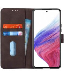 KHAZNEH Samsung Galaxy A53 Hoesje Wallet Book Case Bruin