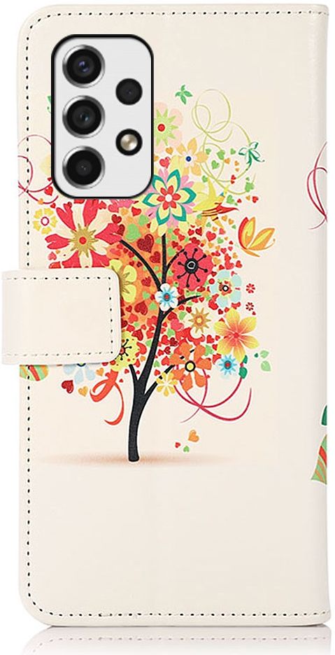 Samsung Galaxy A53 Hoesje Portemonnee Book Case met Tree Print afbeelding 3