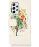 Samsung Galaxy A53 Hoesje Portemonnee Book Case met Flower Print