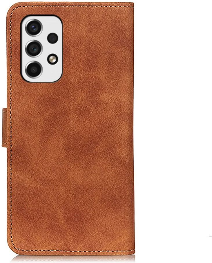 KHAZNEH Samsung Galaxy A53 Hoesje Vintage Wallet Book Case Bruin afbeelding 3