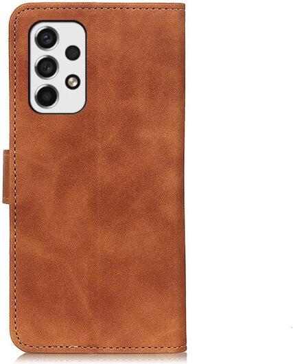 KHAZNEH Samsung Galaxy A53 Hoesje Vintage Wallet Book Case Bruin afbeelding 3