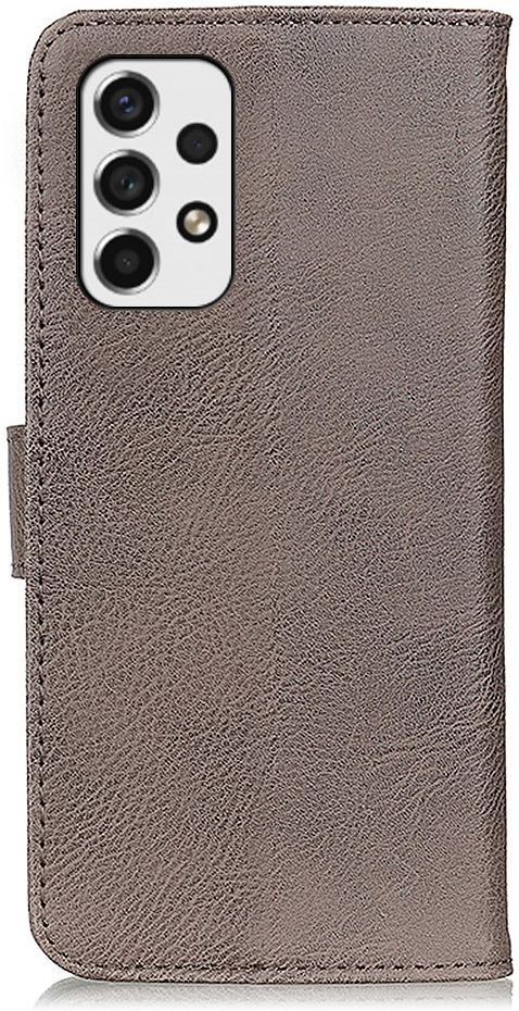 KHAZNEH Samsung Galaxy A53 Hoesje Wallet Book Case Kunstleer Grijs afbeelding 2