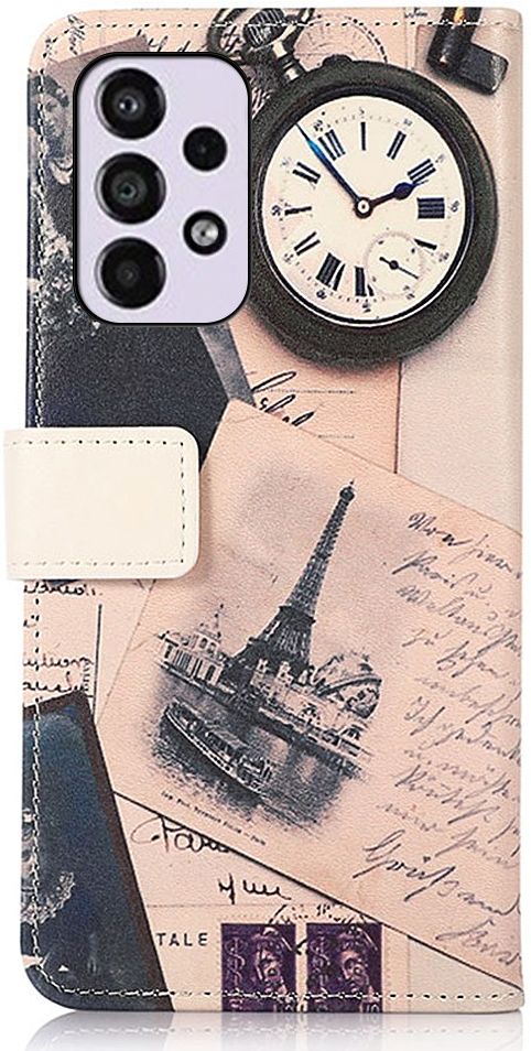Samsung Galaxy A33 Hoesje Portemonnee Book Case Eiffeltoren Print afbeelding 4