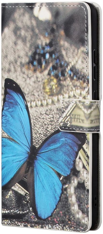 Samsung Galaxy A33 Hoesje Portemonnee Book Case Butterfly Print afbeelding 1