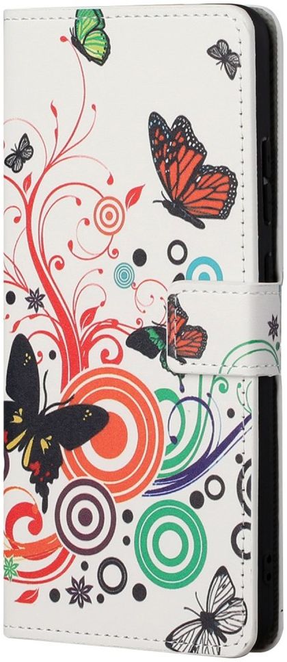 Samsung Galaxy A33 Hoesje Portemonnee Book Case Vlinder Print afbeelding 1