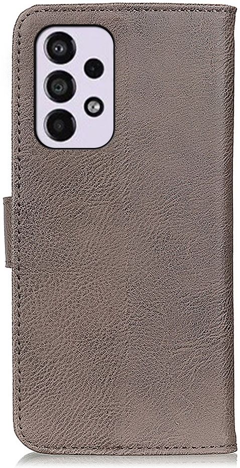 KHAZNEH Samsung Galaxy A33 Hoesje Portemonnee Book Case Grijs afbeelding 6