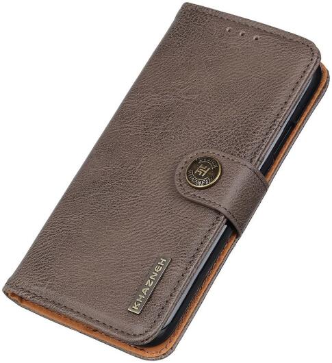 KHAZNEH Samsung Galaxy A33 Hoesje Portemonnee Book Case Grijs afbeelding 8