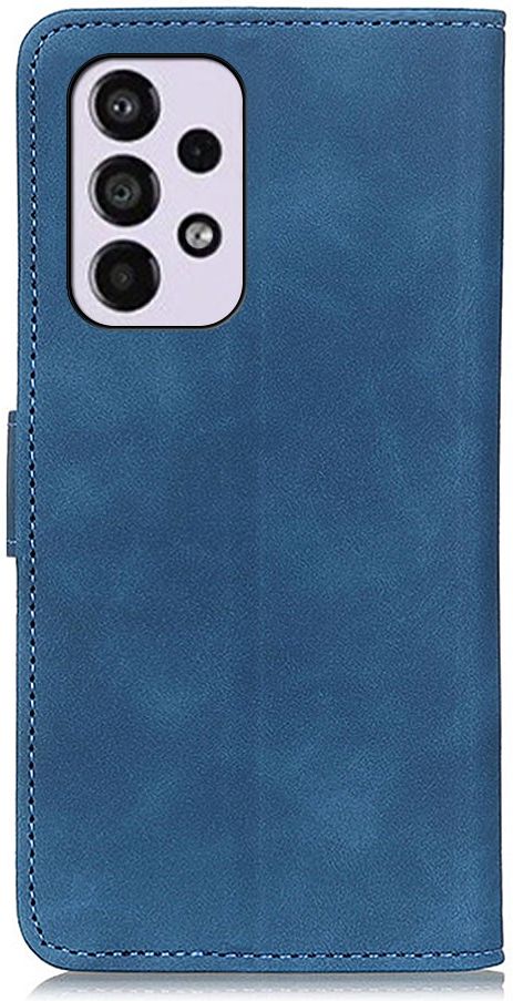KHAZNEH Samsung Galaxy A33 Hoesje Retro Wallet Book Case Blauw afbeelding 6