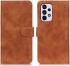 KHAZNEH Samsung Galaxy A33 Hoesje Retro Wallet Book Case Bruin afbeelding 3