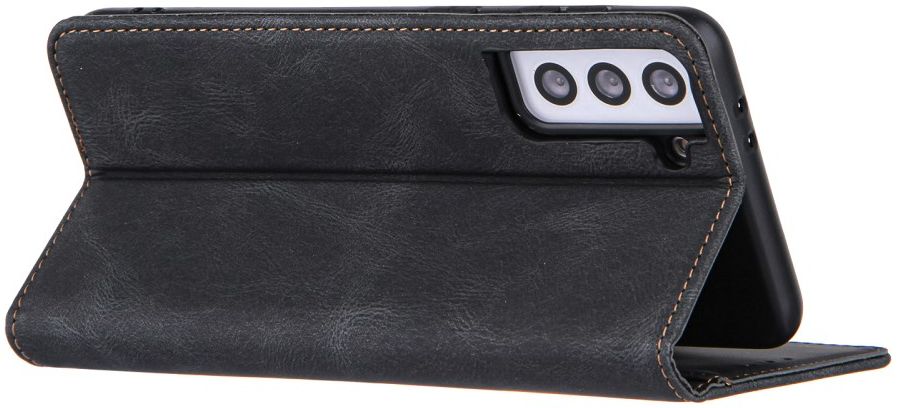 Samsung Galaxy S22 Hoesje Book Case met Pasjes Kunstleer Zwart afbeelding 6