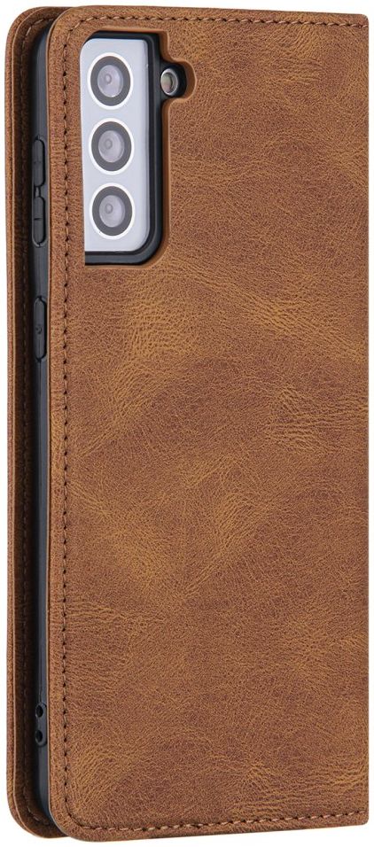 Samsung Galaxy S22 Hoesje Book Case met Pasjes Kunstleer Bruin afbeelding 5