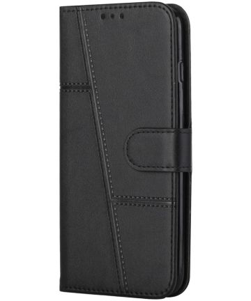 Samsung Galaxy S22 Plus Hoesje Pasjes Wallet Book Case Zwart Hoesjes