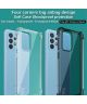 IMAK Samsung Galaxy A33 Hoesje + Screen Protector Transparant
