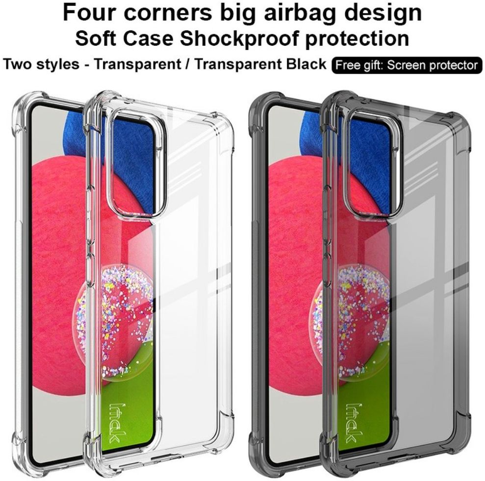 IMAK Samsung Galaxy A53 Hoesje + Screen Protector Transparant afbeelding 5