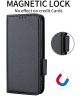 Samsung Galaxy S22 Hoesje Kunstleer Book Case met Pasjes Zwart