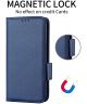 Samsung Galaxy S22 Hoesje Kunstleer Book Case met Pasjes Blauw