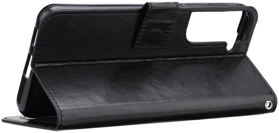 Samsung Galaxy S22 Hoesje Portemonnee Book Case Kunstleer Zwart afbeelding 6