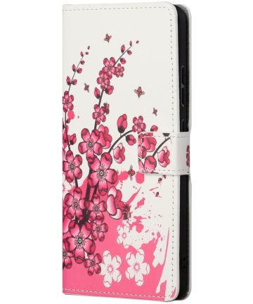 Xiaomi Redmi 10 Hoesje Portemonnee Book Case met Blossom Print Hoesjes