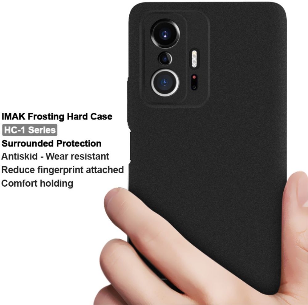 IMAK HC-1 Xiaomi 11T / 11T Pro Hoesje Hard Case Back Cover Zwart afbeelding 5