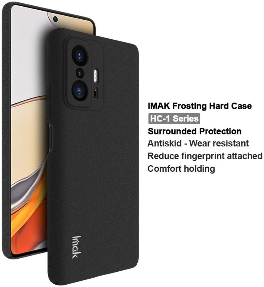 IMAK HC-1 Xiaomi 11T / 11T Pro Hoesje Hard Case Back Cover Zwart afbeelding 7