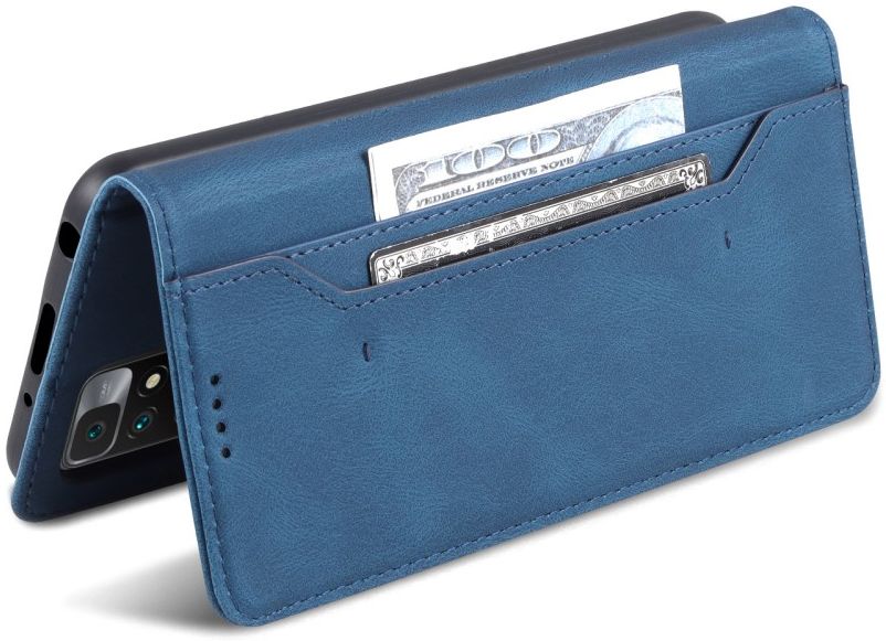 AZNS Xiaomi Redmi 10 Hoesje Wallet Book Case Kunstleer Blauw afbeelding 10