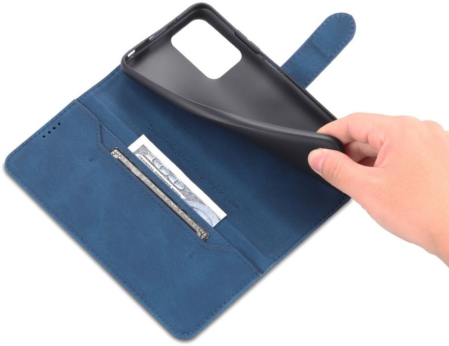 AZNS Xiaomi Redmi 10 Hoesje Wallet Book Case Kunstleer Blauw afbeelding 11