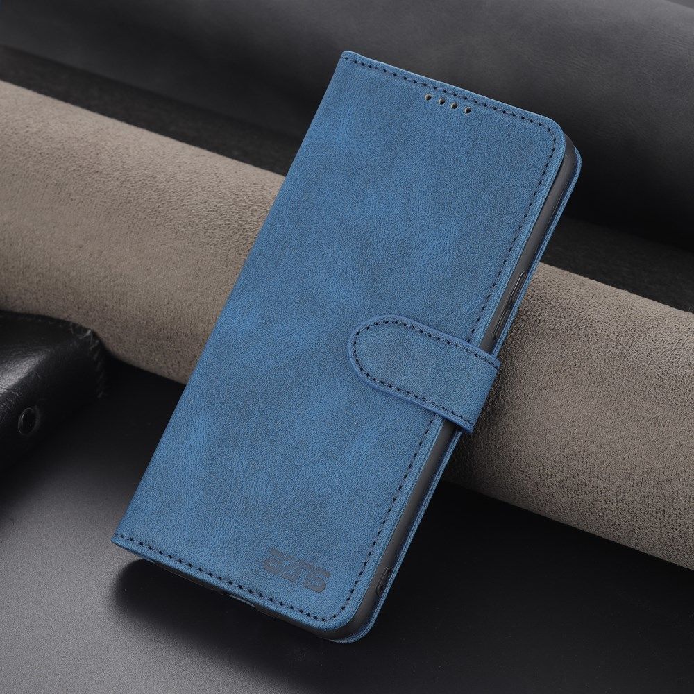 AZNS Xiaomi Redmi 10 Hoesje Wallet Book Case Kunstleer Blauw afbeelding 4