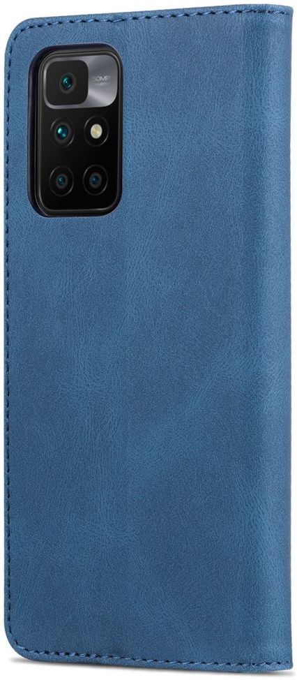 AZNS Xiaomi Redmi 10 Hoesje Wallet Book Case Kunstleer Blauw afbeelding 8