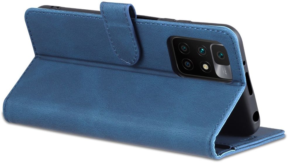 AZNS Xiaomi Redmi 10 Hoesje Wallet Book Case Kunstleer Blauw afbeelding 9