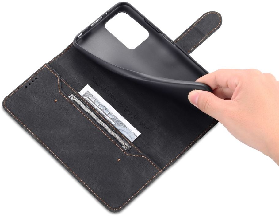 AZNS Xiaomi Redmi 10 Hoesje Wallet Book Case Kunstleer Zwart afbeelding 11