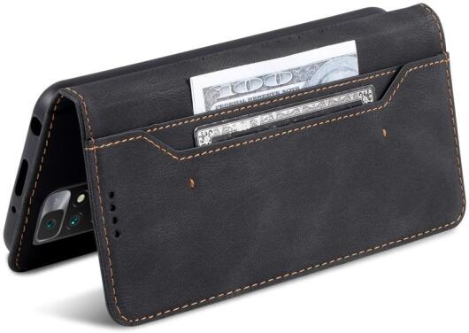 AZNS Xiaomi Redmi 10 Hoesje Wallet Book Case Kunstleer Zwart afbeelding 10