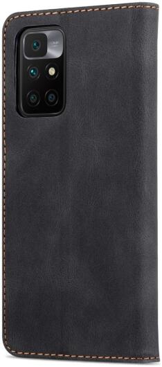 AZNS Xiaomi Redmi 10 Hoesje Wallet Book Case Kunstleer Zwart afbeelding 7