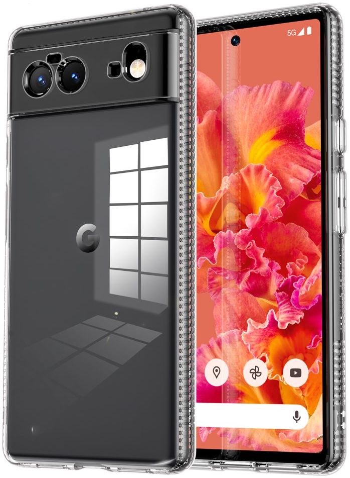 Google Pixel 6 Hoesje TPU Back Cover Transparant afbeelding 1