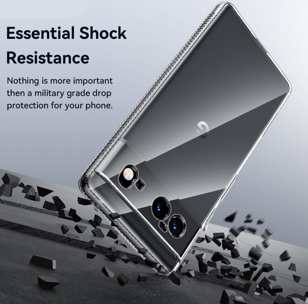 Google Pixel 6 Hoesje TPU Back Cover Transparant afbeelding 3