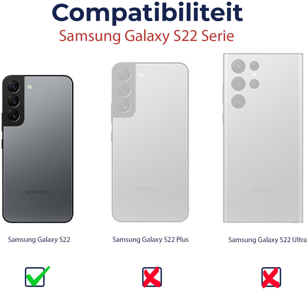 Samsung Galaxy S22 Screen Protector Volledig Dekkend Tempered Glass afbeelding 3