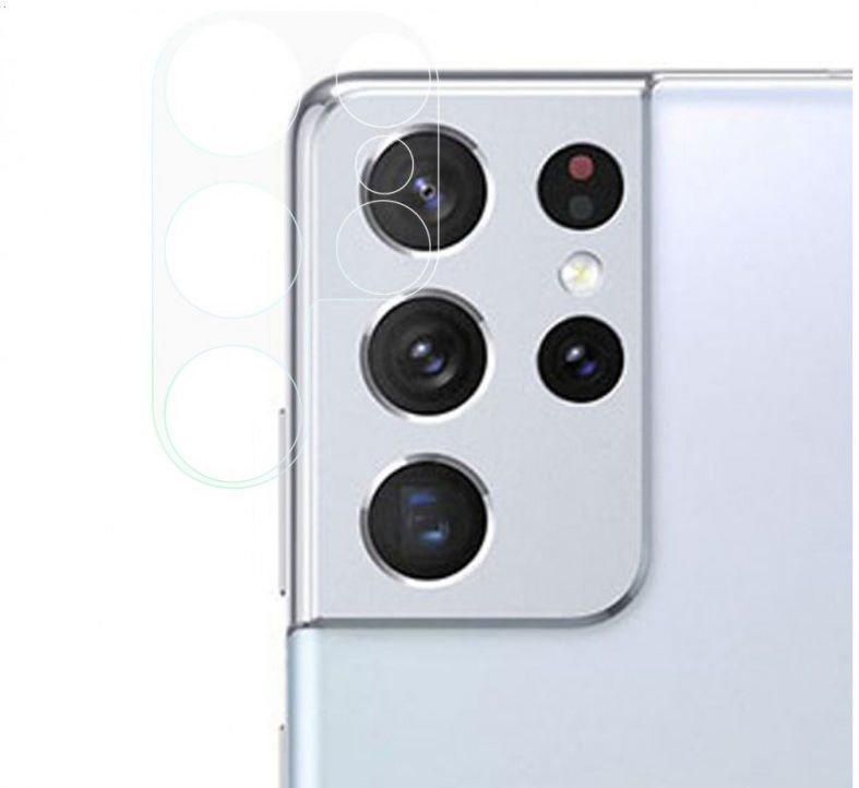 Samsung Galaxy S22 Ultra Camera Lens Protector 9H Tempered Glass Clear afbeelding 1