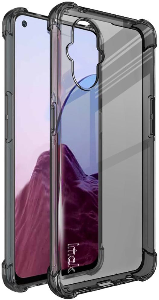 IMAK Oppo Reno 8 Lite Hoesje + Screen Protector Zwart afbeelding 1