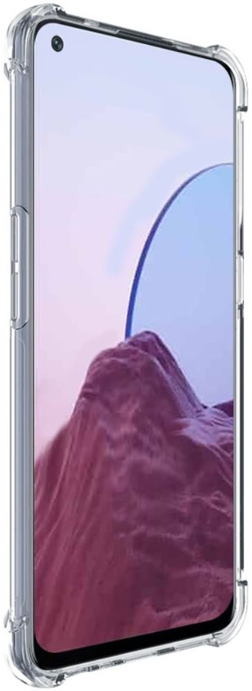 IMAK Oppo Reno 8 Lite Hoesje + Screen Protector Transparant afbeelding 2