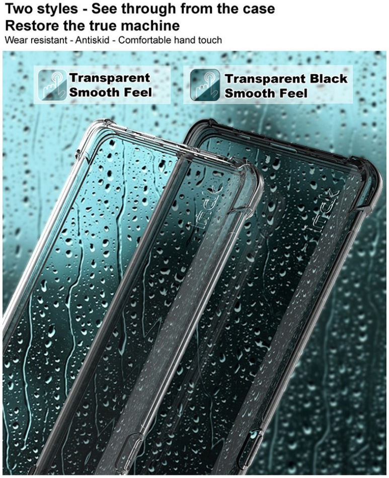 IMAK Oppo Reno 8 Lite Hoesje + Screen Protector Transparant afbeelding 11